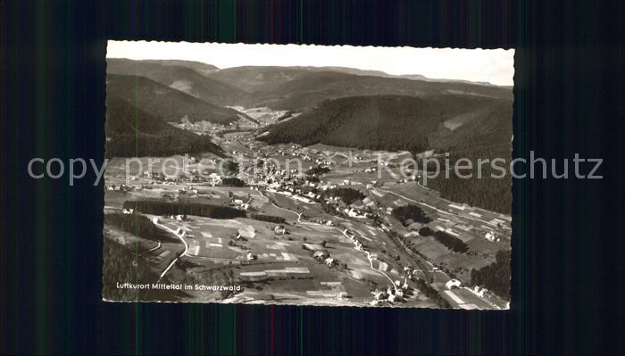 Mitteltal Schwarzwald Fliegeraufnahme