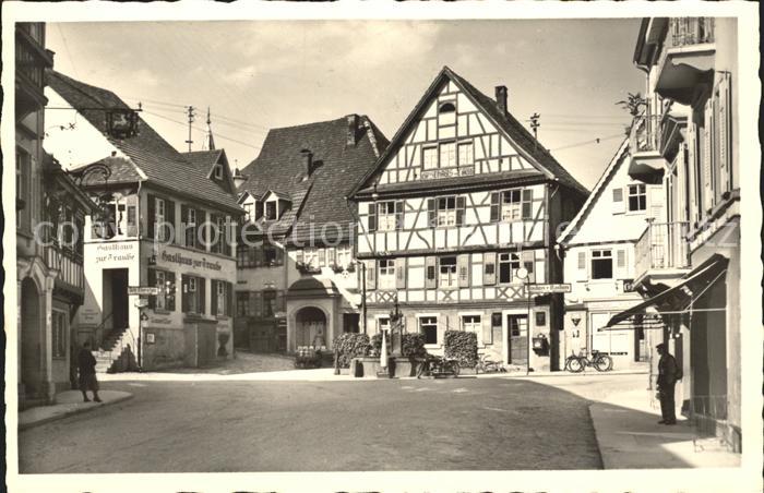 Gernsbach Alt Hofstaette Strassenansicht Gasthof