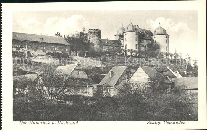 Gemuenden Hunsrueck Hochwald Schloss Gemuenden