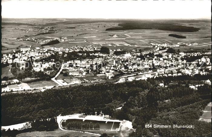 Simmern Hunsrueck Fliegeraufnahme