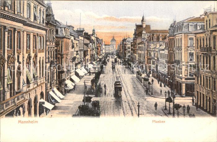 MANNHEIM BW Planken Strassenbahn