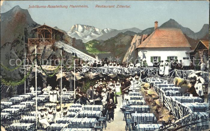 MANNHEIM BW Jubilaeumsausstellung Restaurant Zillertal
