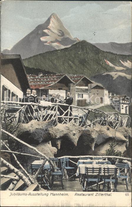 MANNHEIM BW Jubilaeumsausstellung Restaurant Zillertal