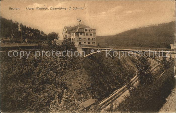 Beuron Donautal Hotel Waldeck  Bruecke