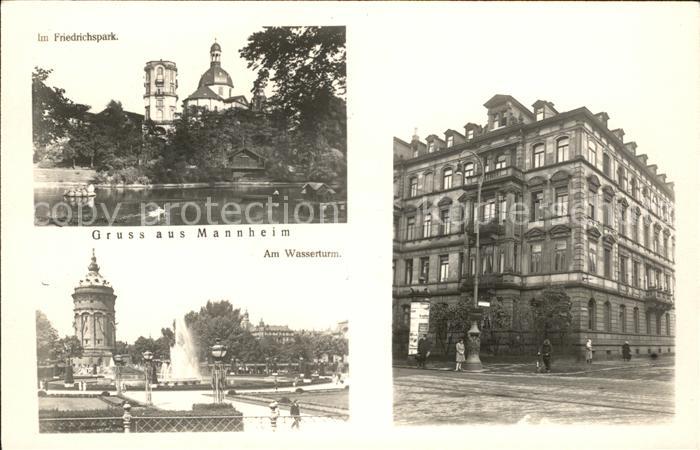 MANNHEIM BW Friedrichspark Wasserturm