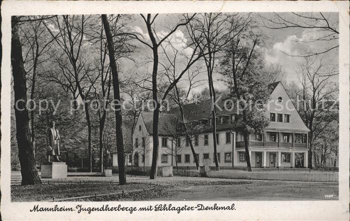 MANNHEIM BW Jugendherberge Schlageter-Denkmal