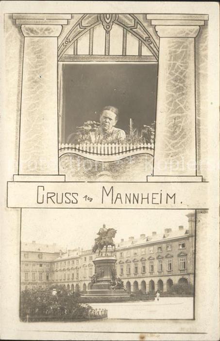 MANNHEIM BW Frau Fenster Denkmal