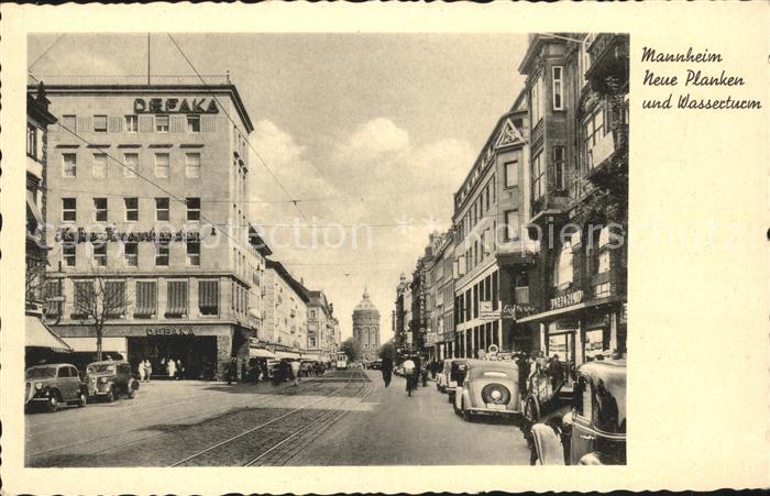 MANNHEIM BW Neue Planken Wasserturm