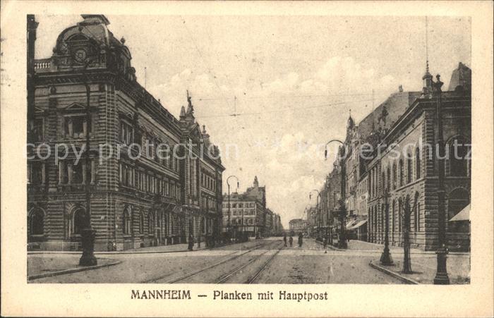 MANNHEIM BW Planken Hauptpost
