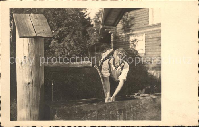 Schluchsee Schnepfhalde Mann
