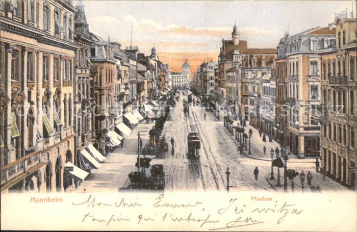 MANNHEIM BW Planken Strassenbahn