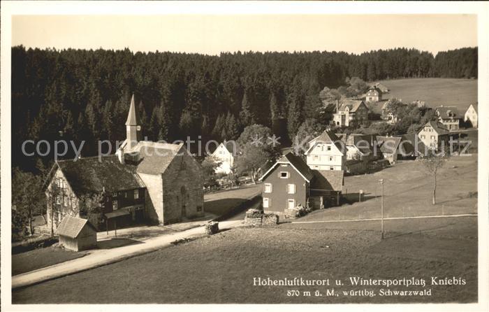 Kniebis Freudenstadt Kirche Teilansicht