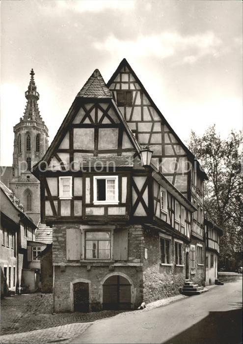 Meisenheim Glan Ritterherberge  Obergasse Blick Schlosskirche