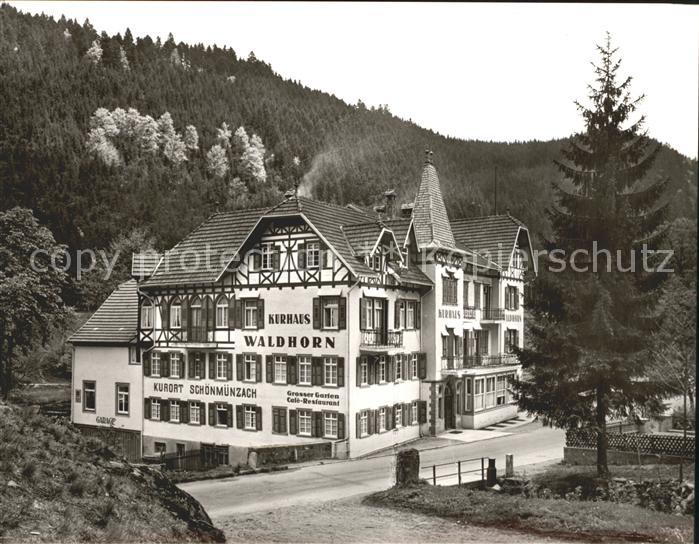 Schoenmuenzach Kurhaus Waldhorn