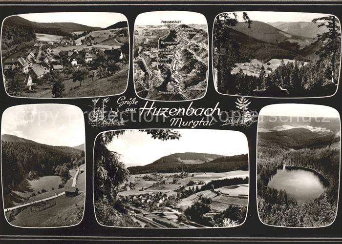 Huzenbach Panorama See Teilansichten Gasthof Baeren