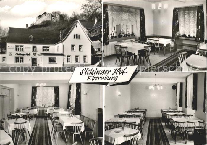 Ebernburg Gasthaus Sicinger Hof Speisesaal