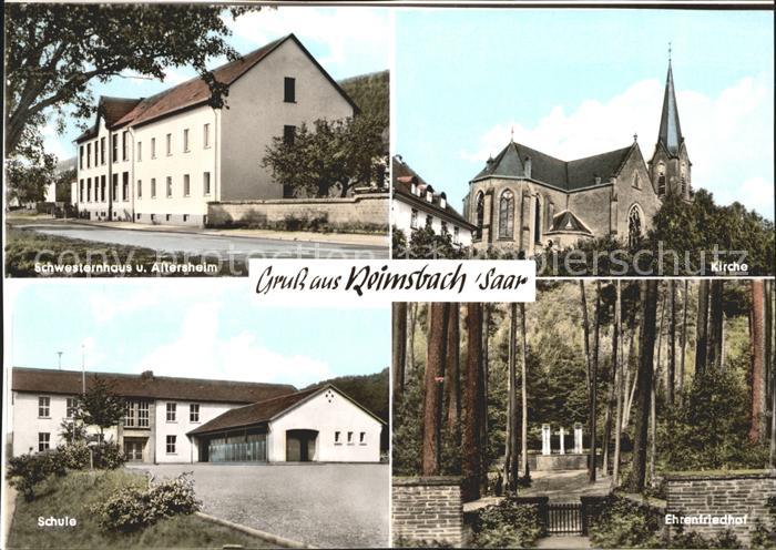 Reimsbach Beckingen Schule Kirche Ehrenfriedhof Schwesterhaus Altersheim