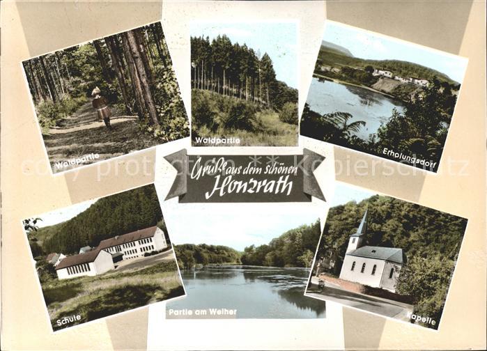 Honzrath Beckingen Schule Erholungsort Kapelle Waldpartie Weiher