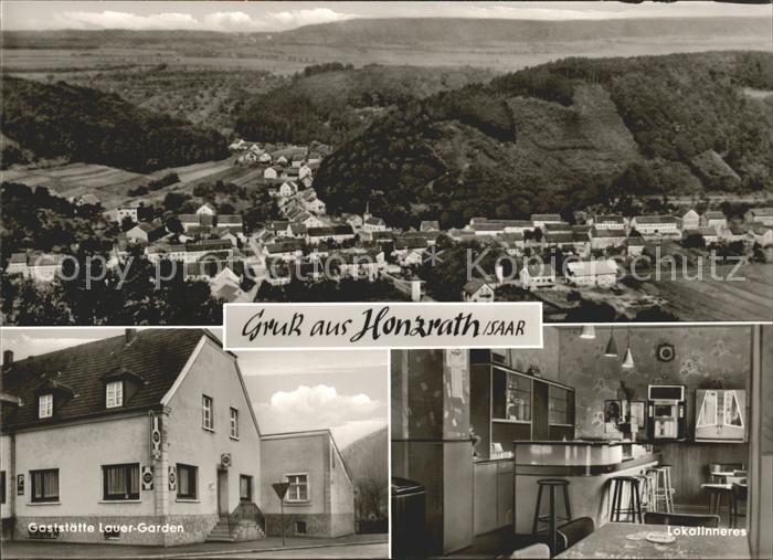 Honzrath Beckingen Teilansicht Gaststaette Lauer-Garden Lokalinneres