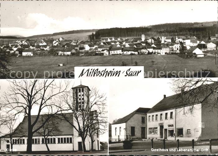 Losheim See Mitlosheim Kirche Gasthaus Lebensmittel Orth