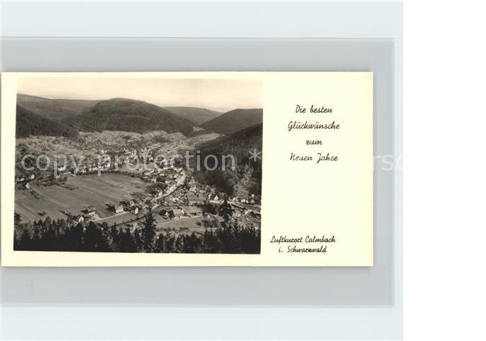 Calmbach Enz Glueckwuensche Neuen Jahr Ortsansicht