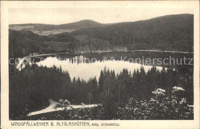 Altglashuette Schwarzwald Windgfaellweiher