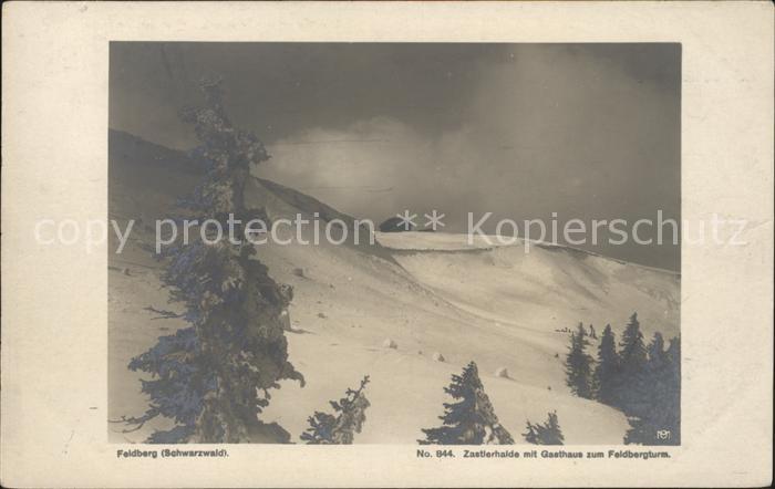 Feldberg Schwarzwald Zastlerhalde Gasthaus Feldbergturm
