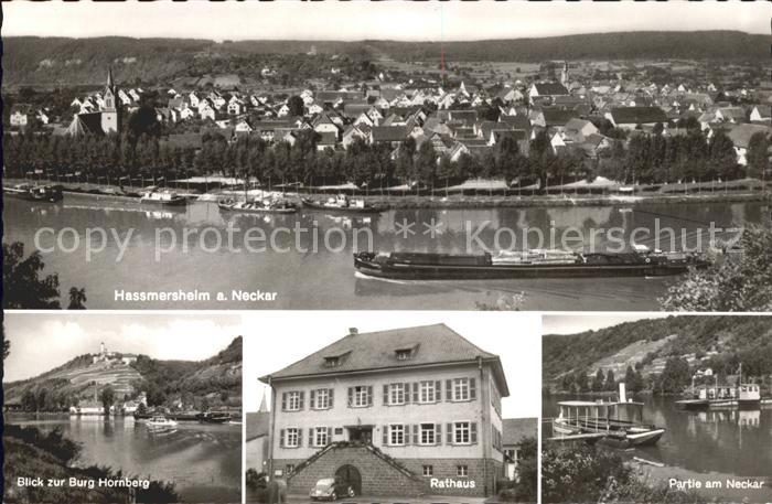 Hassmersheim Rathaus Burg Neckar