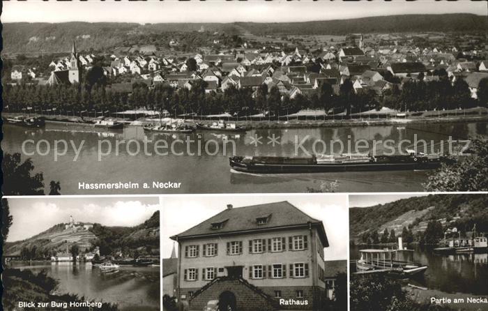 Hassmersheim Rathaus Burg Neckar