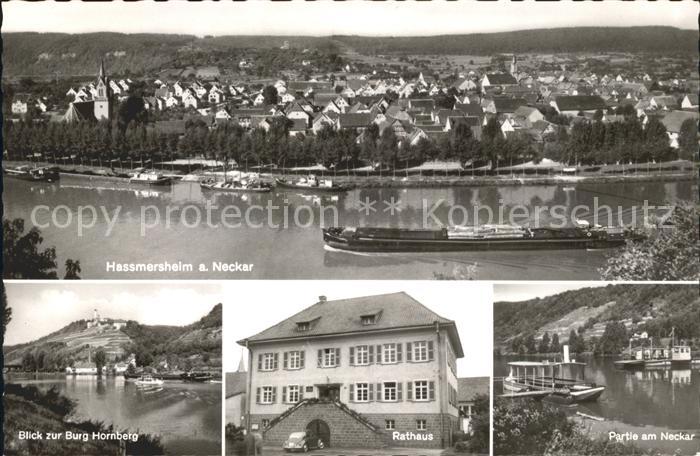 Hassmersheim Neckar Burg Rathaus