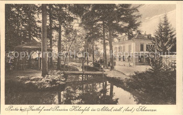 Albtal St Blasien Gasthof-Pension Hohenfels