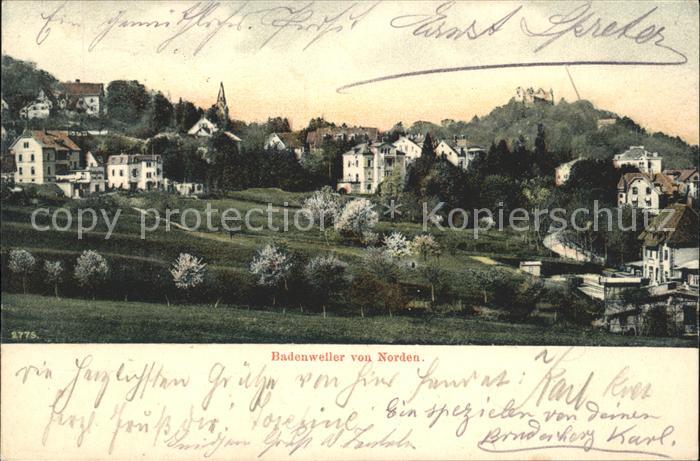 BADENWEILER BW Nordens Badenweiler Dorf