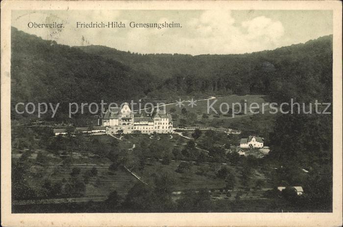 Oberweiler Badenweiler Genesungsheim Friedrich Hilda
