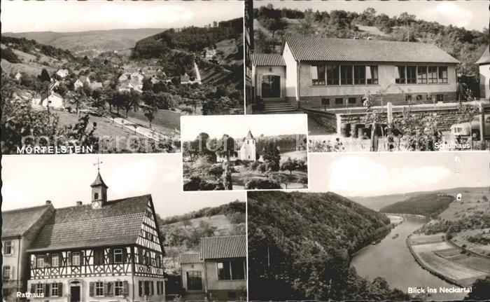 Moertelstein Neckartal Rathaus Schulhaus