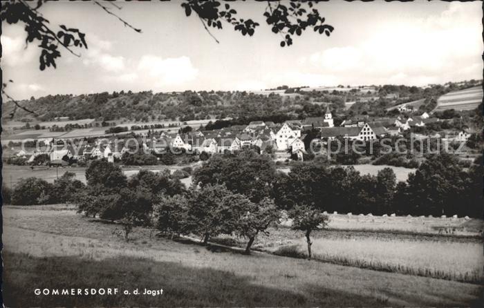 Gommersdorf Jagst Dorf Felder
