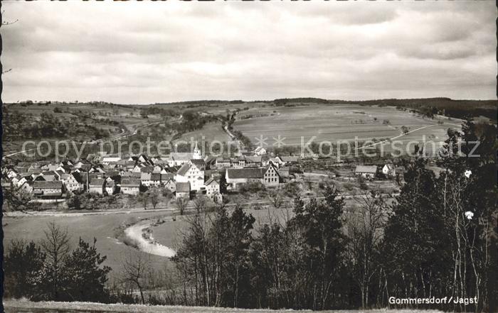 Gommersdorf Jagst Dorf Felder