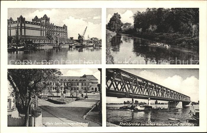 Karlsruhe Kriegerdenkmal Alb Rheinbruecke