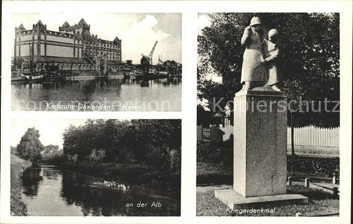 Karlsruhe Kriegerdenkmal Hafen Alb