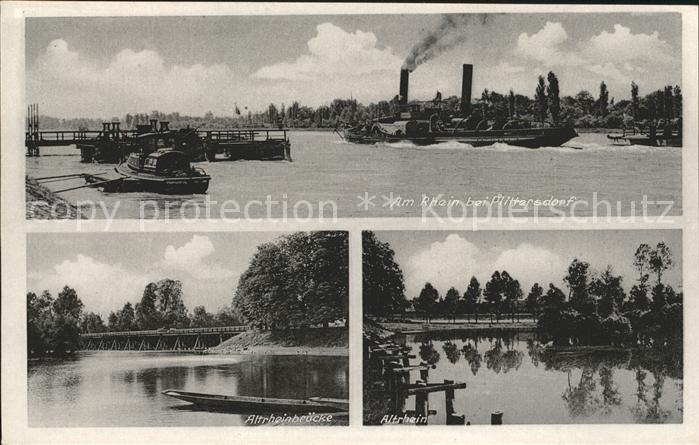 Plittersdorf Rastatt Altrheinbruecke Altrhein