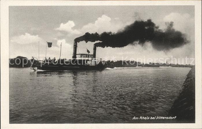 Plittersdorf Rastatt Rhein Boot