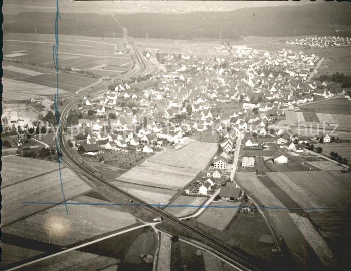 Ehningen Boeblingen Dorfansicht Felder