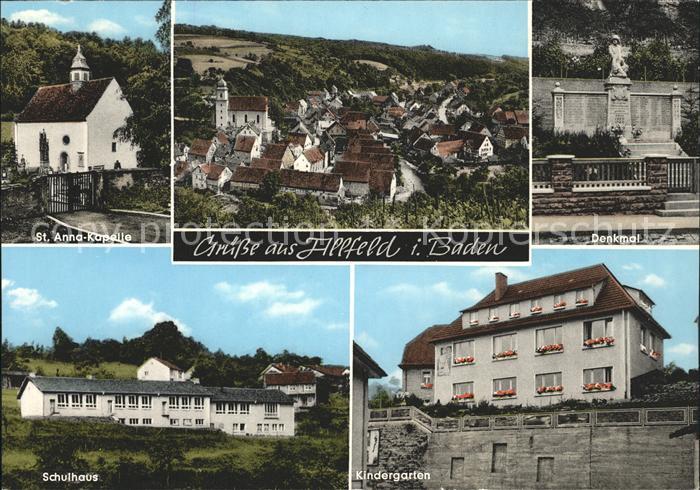 Allfeld St. Anna kapelle Schulhaus Denkmal