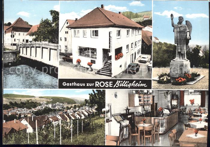 Billigheim Baden Gasthaus zur Rose Metzgerei