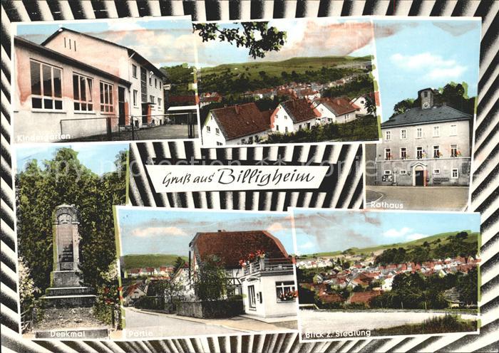 Billigheim Baden Denkmal Rathaus Kindergarten