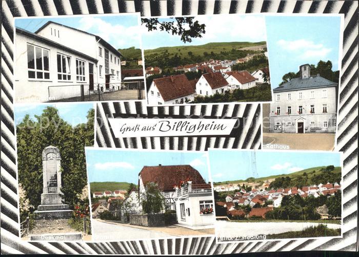 Billigheim Baden Denkmal Kindergarten Rathaus