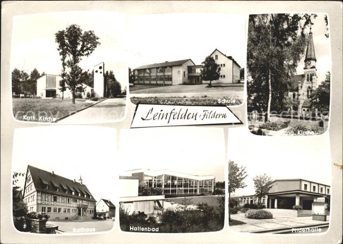 Leinfelden Kirche Hallenbad Rathaus