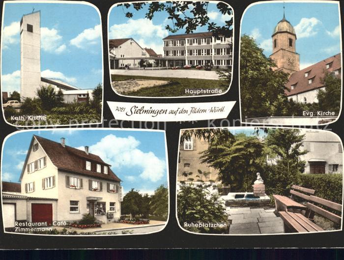 Sielmingen Kirche Restaurant Hauptstrasse