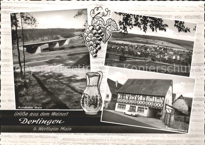 Dertingen Autobahn Fachwerkhaus