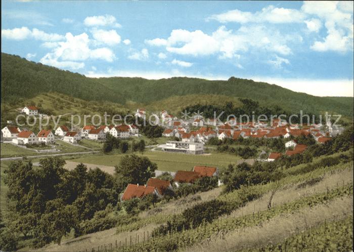 Oberlauda Dorf Berge
