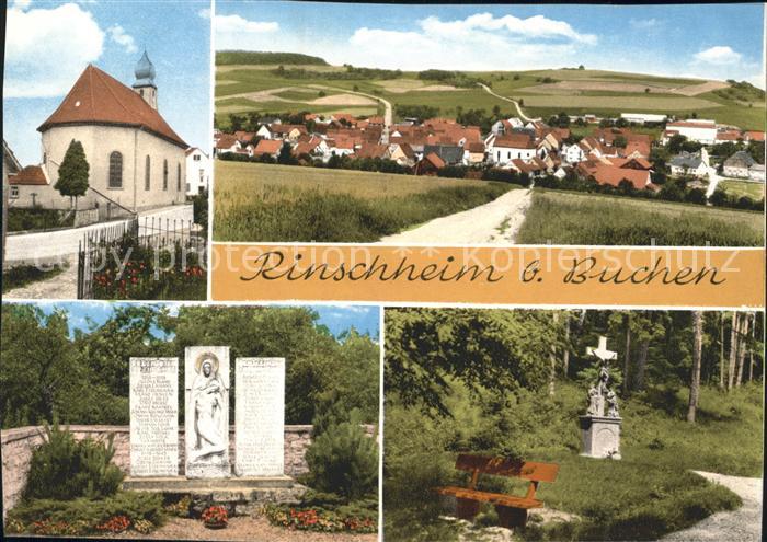 Rinschheim Denkmal Siedlung Kreuz Statue